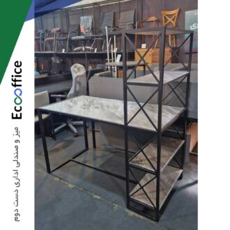 میز اداری با کتابخانه الوند مدل Vitra